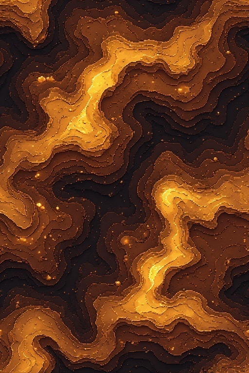 Stellar Ember Nebula Pack|金色の星雲テクスチャ素材集