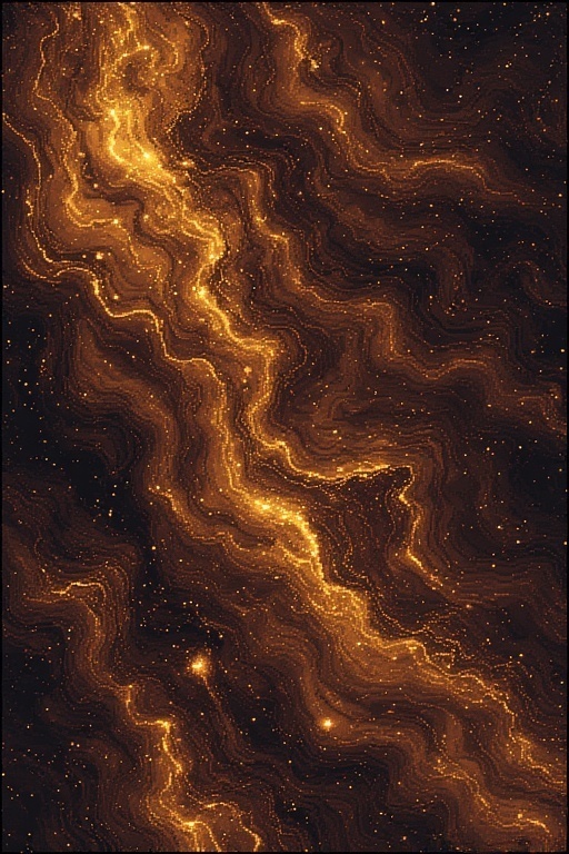 Stellar Ember Nebula Pack|金色の星雲テクスチャ素材集