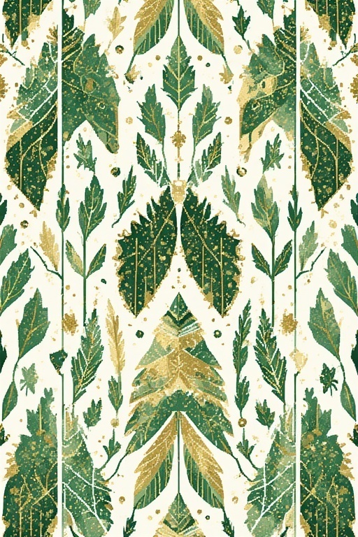 Nordic Winter Forest Patterns|北欧ウィンターフォレスト柄素材集