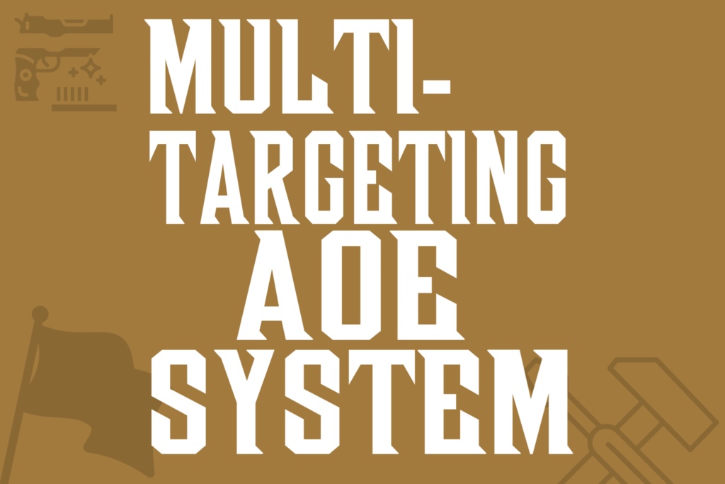 Unity用 マルチターゲット指定・範囲攻撃システムアセット "Multi Target AoE System"