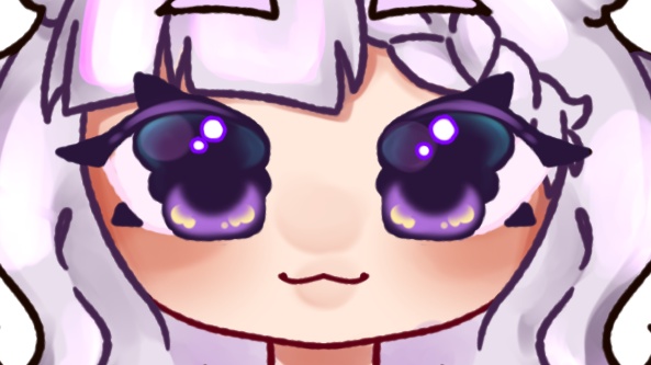 Cute Lilac Cat PNGtuber + Character Design / Ready to Use (All rights included)