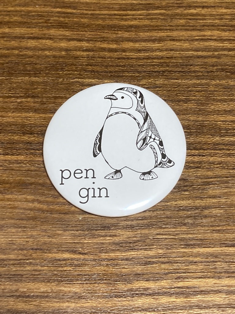 【匿名配送】pengin缶バッチ