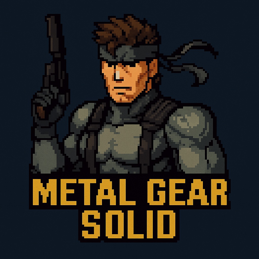 metal gear solid pixels art