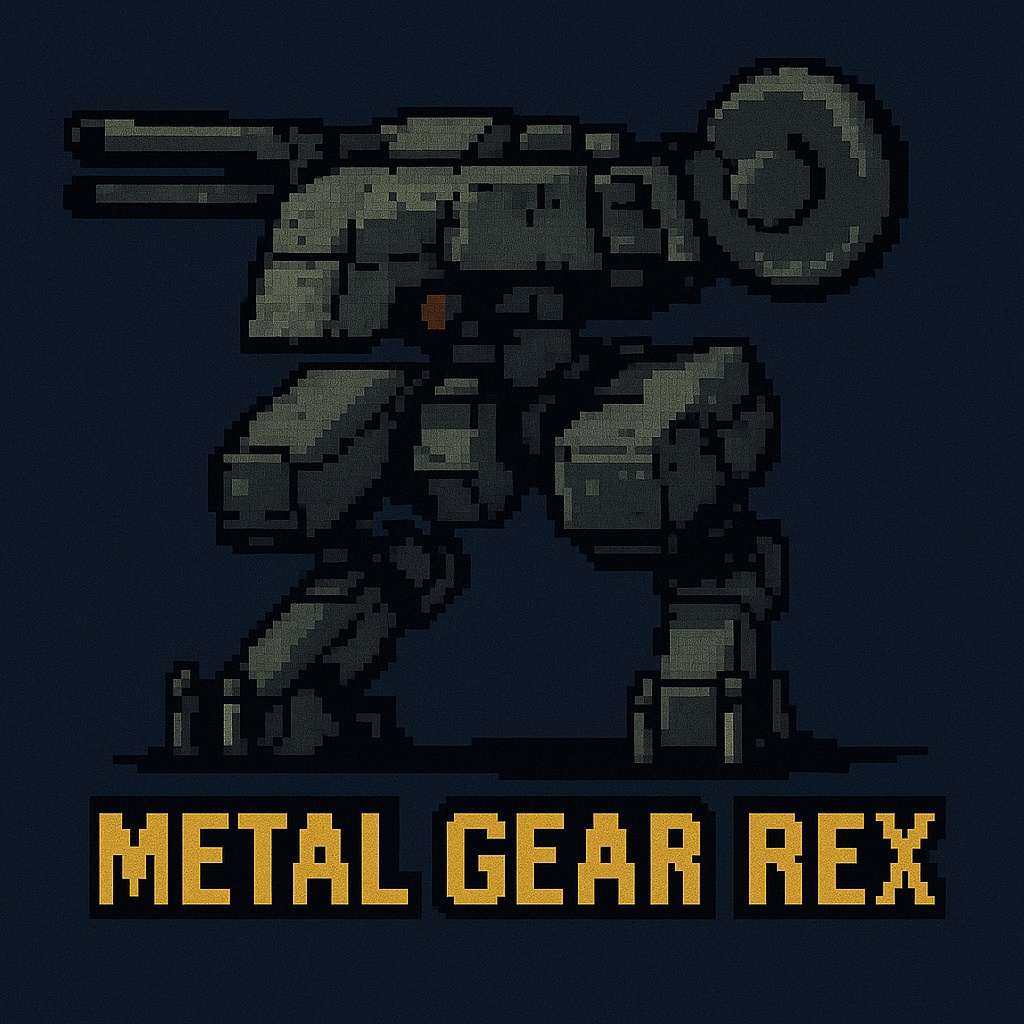 metal gear solid pixels art