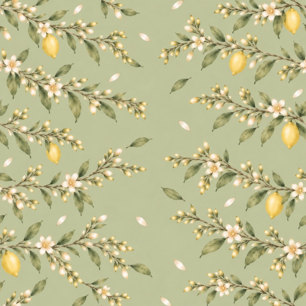 水彩ボタニカル デジタルペーパー|セージグリーン系26柄52枚セット|商用利用OK