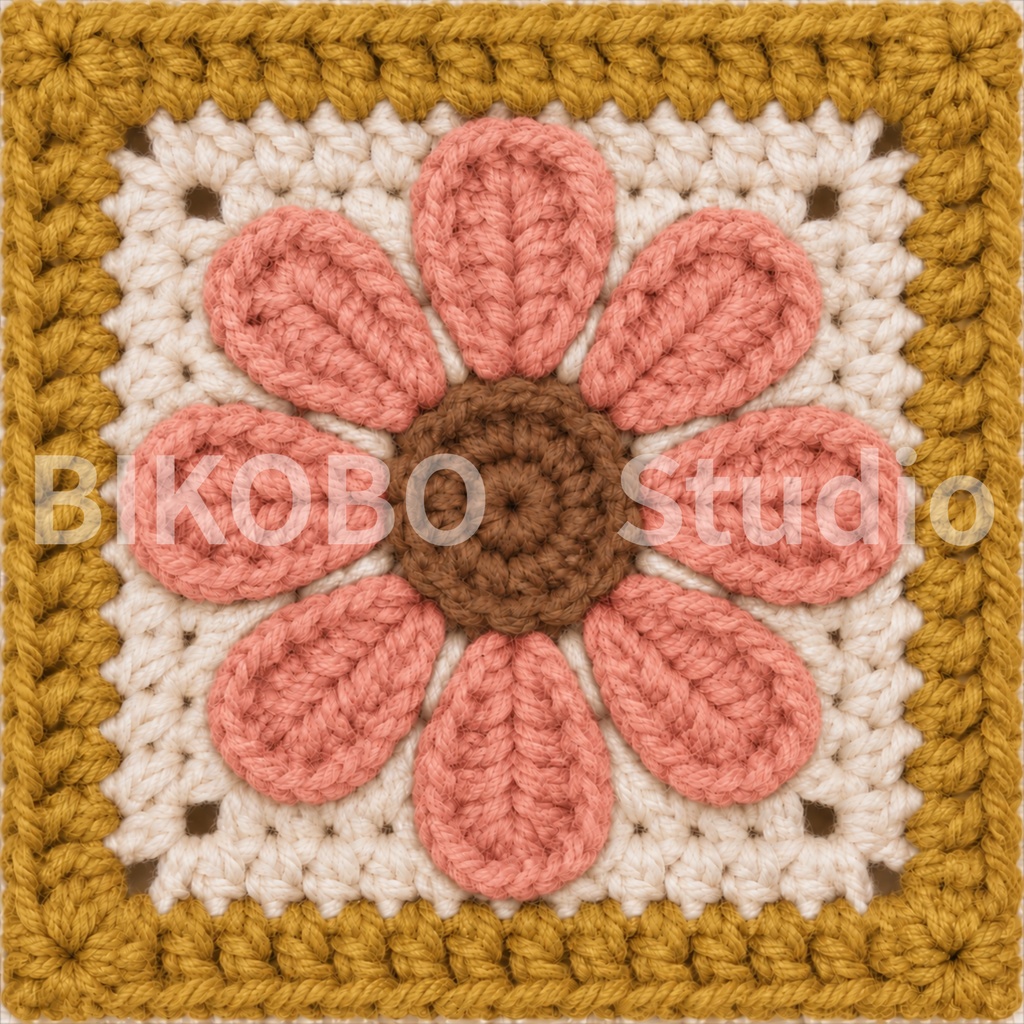 昭和レトロ かぎ針編みデジタルペーパーセット|4シリーズ・全36柄|Showa Retro Crochet Motif Digital Paper Bundle|PNG・Commercial Use OK