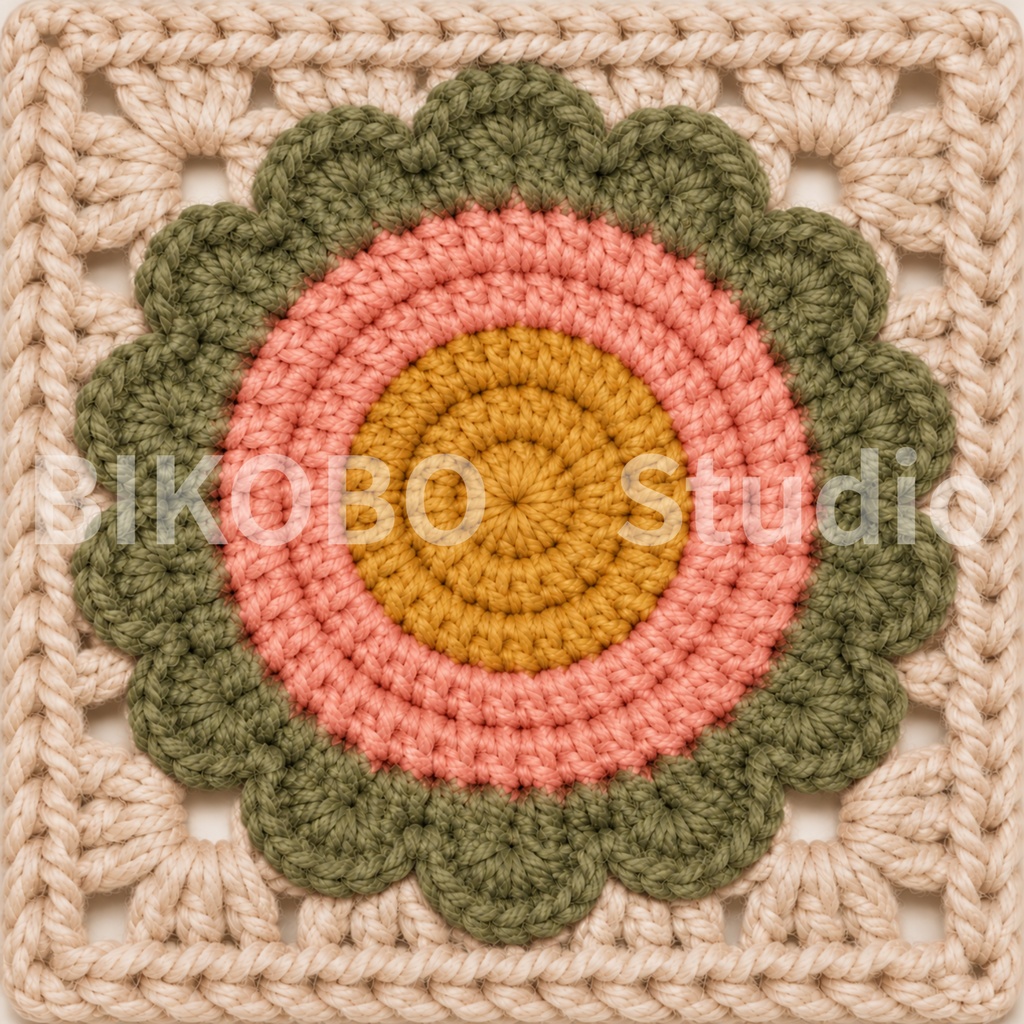 昭和レトロ かぎ針編みデジタルペーパーセット|4シリーズ・全36柄|Showa Retro Crochet Motif Digital Paper Bundle|PNG・Commercial Use OK