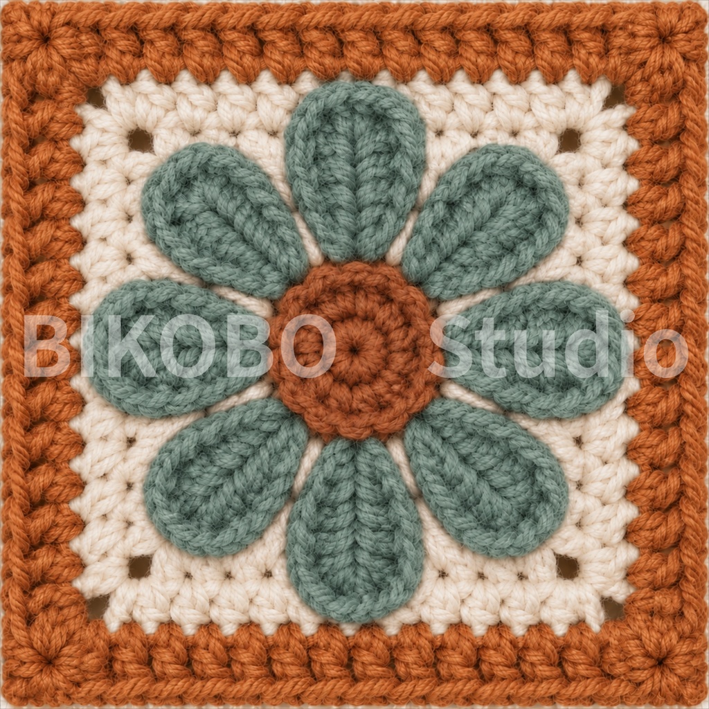 昭和レトロ かぎ針編みデジタルペーパーセット|4シリーズ・全36柄|Showa Retro Crochet Motif Digital Paper Bundle|PNG・Commercial Use OK