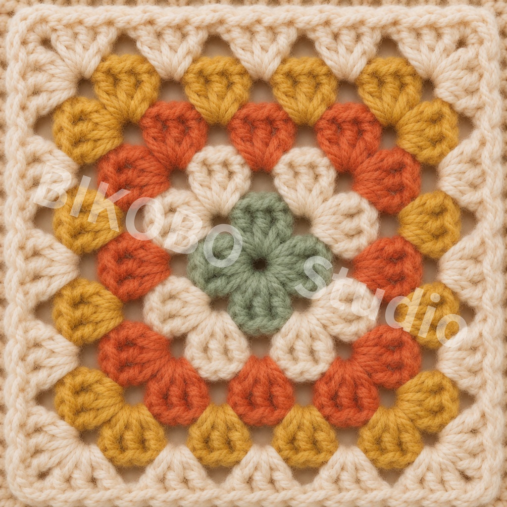 昭和レトロ かぎ針編みデジタルペーパーセット|4シリーズ・全36柄|Showa Retro Crochet Motif Digital Paper Bundle|PNG・Commercial Use OK