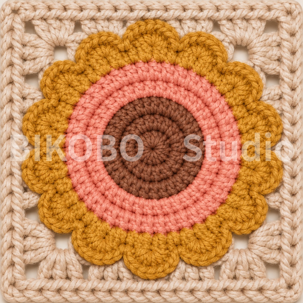 昭和レトロ かぎ針編みデジタルペーパーセット|4シリーズ・全36柄|Showa Retro Crochet Motif Digital Paper Bundle|PNG・Commercial Use OK