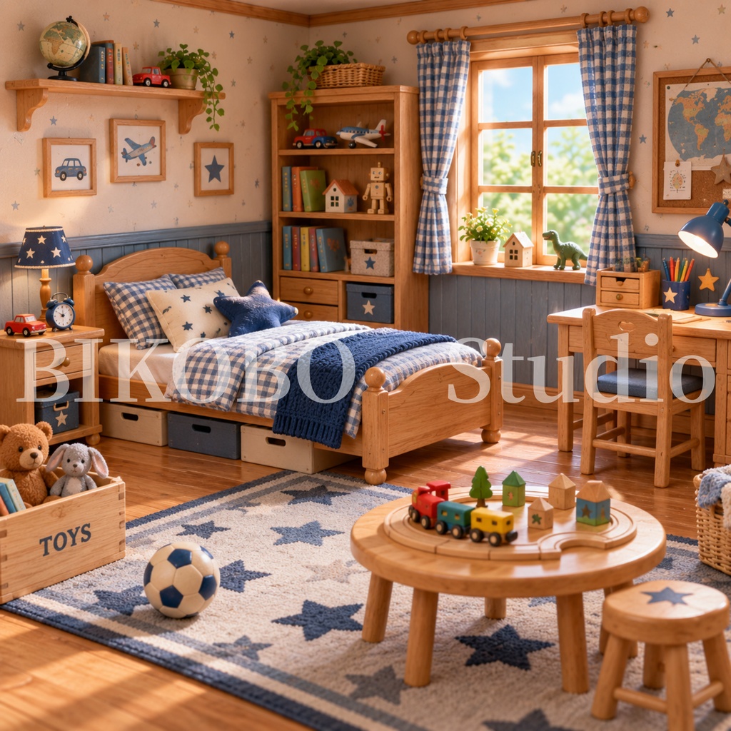 コテージライフ デジタル背景&ドールセット|お部屋・お庭8背景+ドールシート1枚|Cottage Life Background & Doll Set|PNG・Commercial Use OK