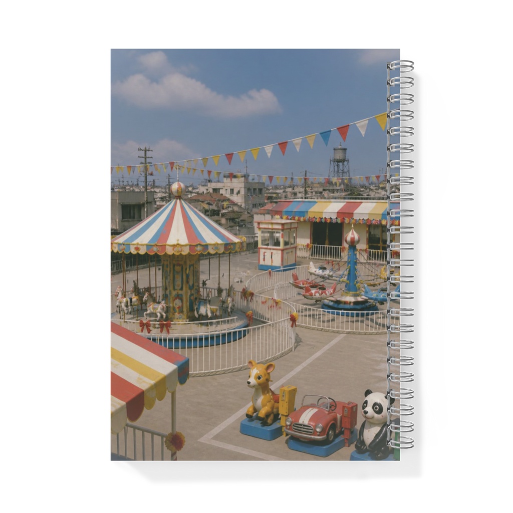 FORGOTTEN JAPAN|消えた屋上遊園地|昭和ノスタルジー A5リングノート