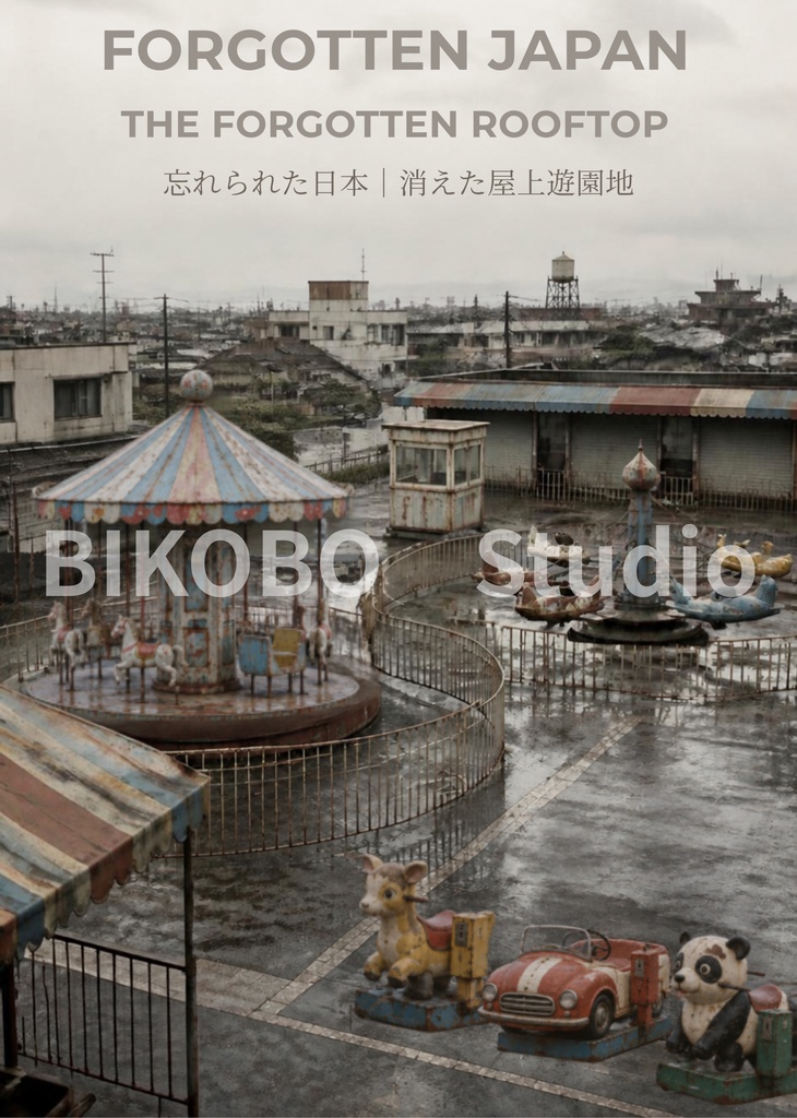FORGOTTEN JAPAN|消えた屋上遊園地|昭和ノスタルジー A5リングノート
