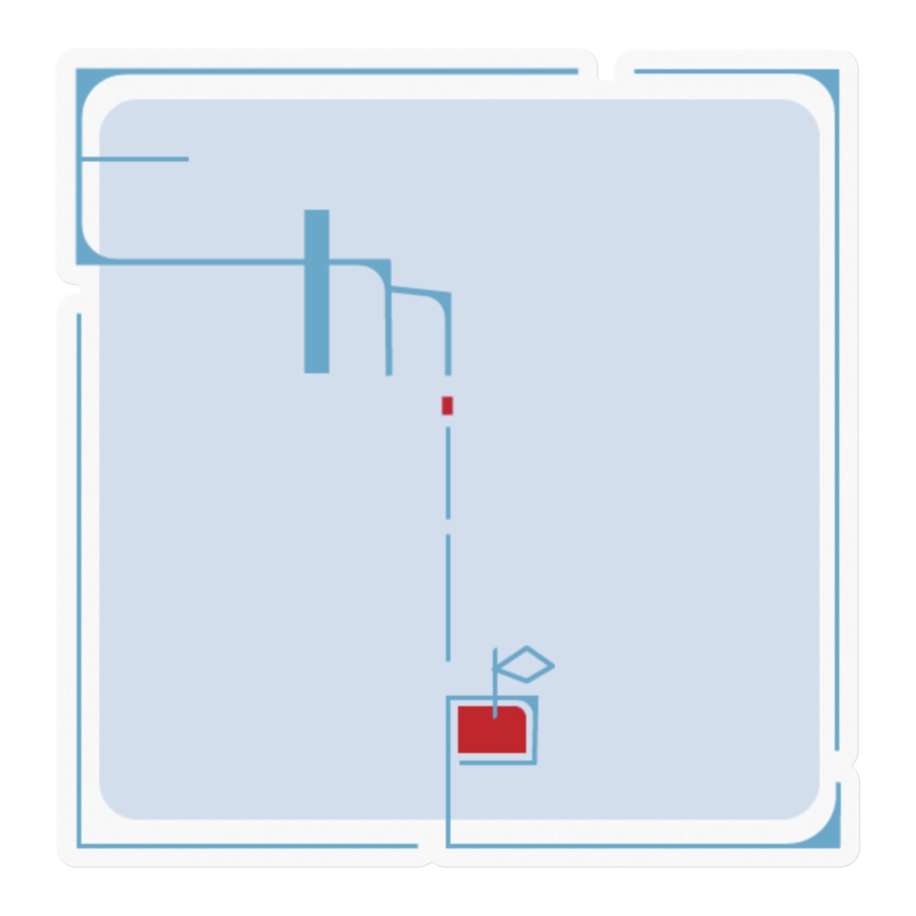 人類救済魔法少女エーミールステッカー(5種)
