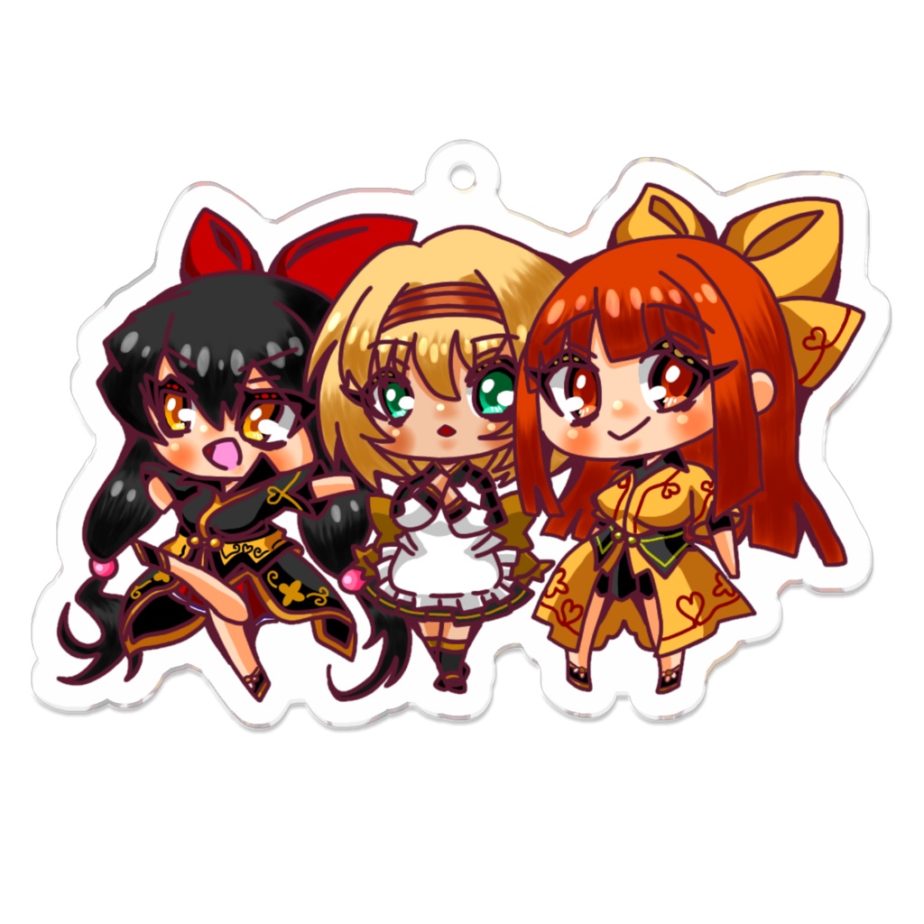 琉球三宝刀アクリルキーホルダー