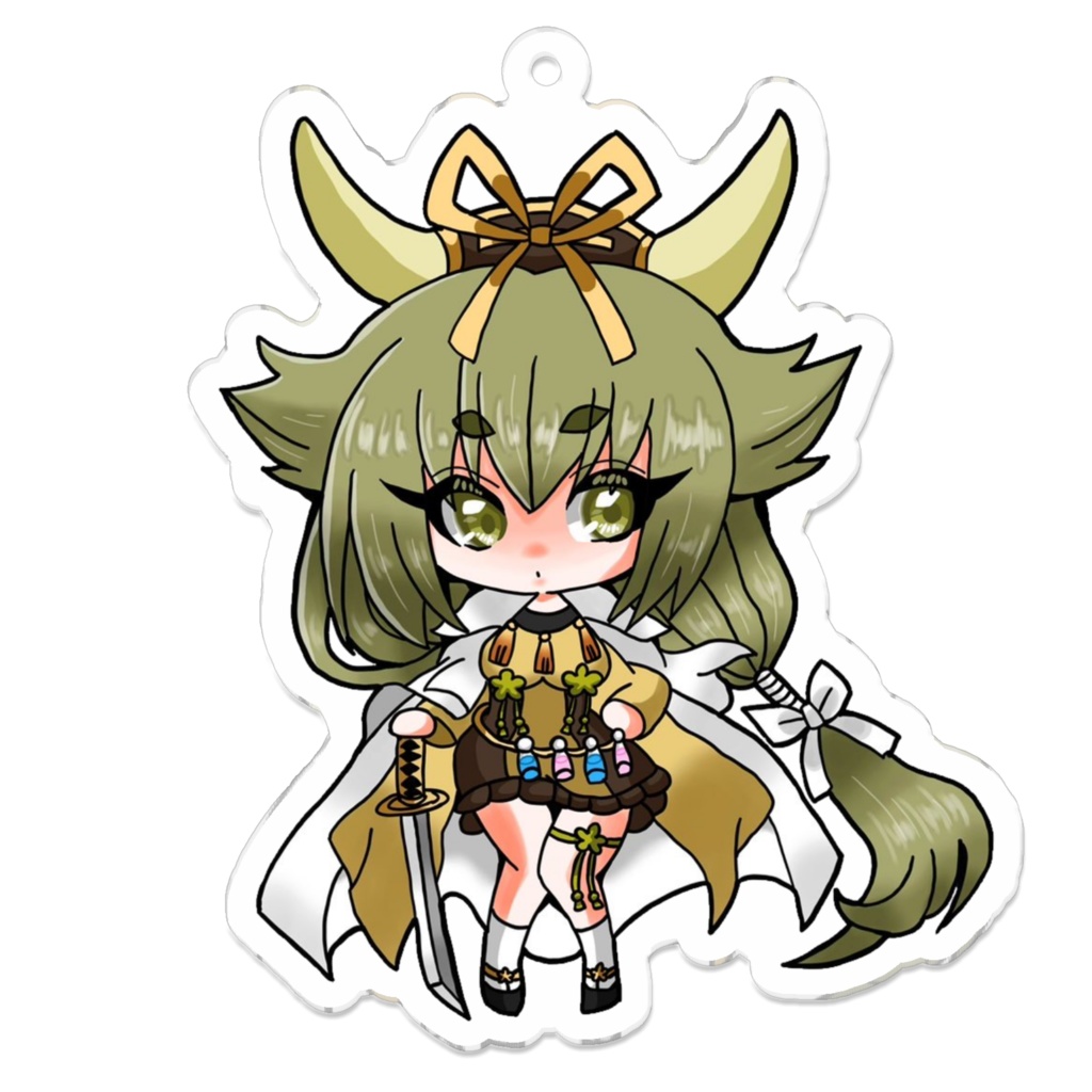 牛王吉光さんアクリルキーホルダー
