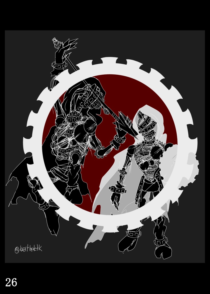 【オリジナル】異空夢現【冊子イラスト集】