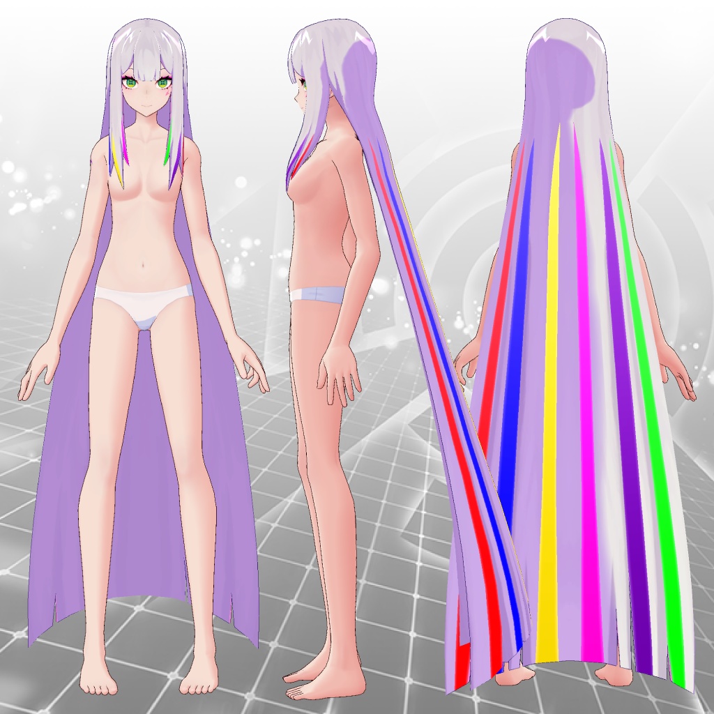 オリジナル3Dモデル「if the ♭(イフ・ザ・フラット)」