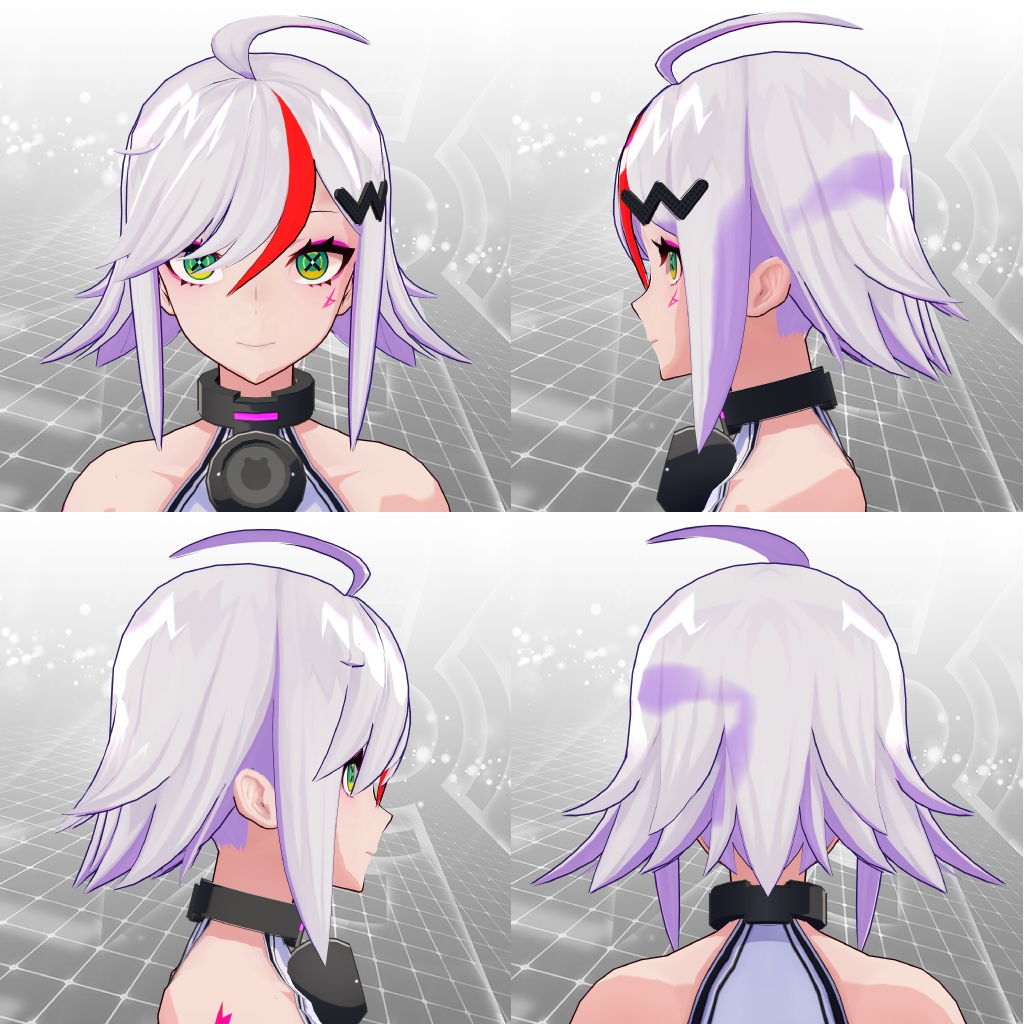 イフ用髪型セット01〈ヒート〉&〈シャイ〉