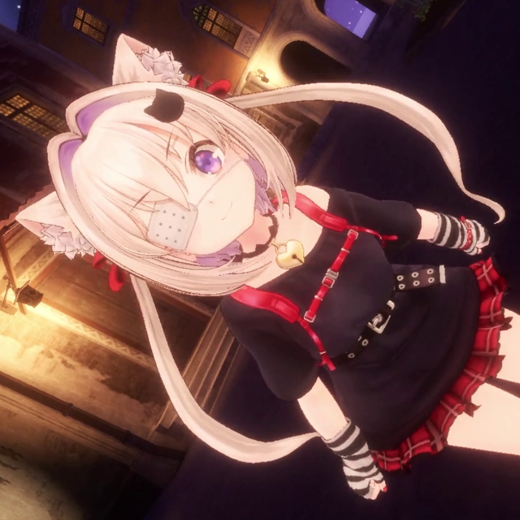 【購入特典 3/31まで!】「“深淵の観測者”宵闇ねこる(Yoiyami Nekoru)」オリジナル3Dモデル