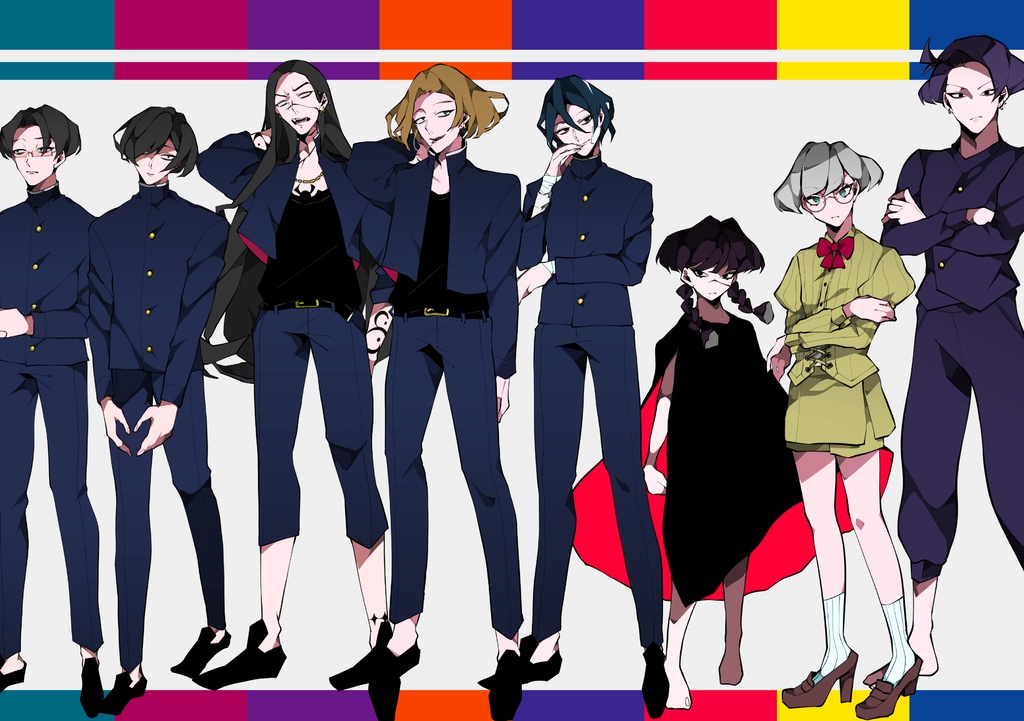 【特典付】『学楽園』character collection books