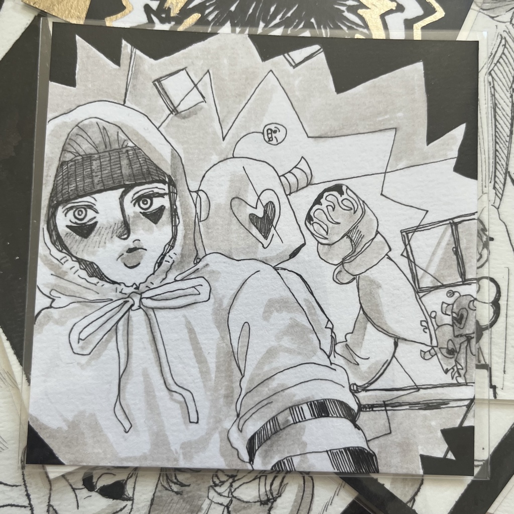 ★原画/正方形8cm