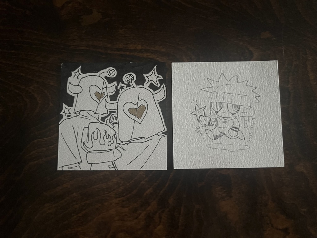 ★原画/正方形ミニカードセット