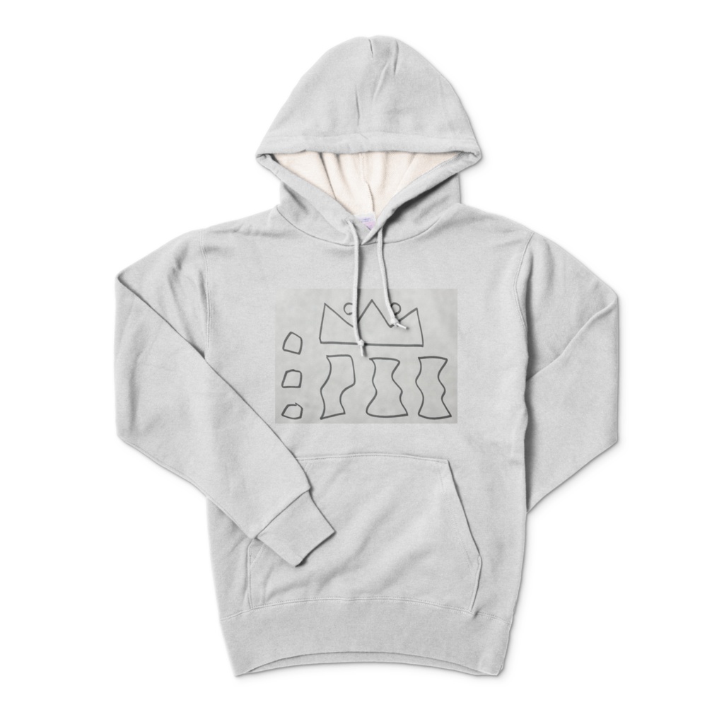 momomo. art 支えパーカー