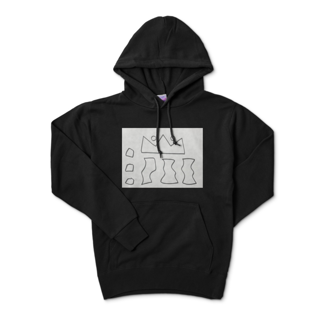 momomo. art 支えパーカー