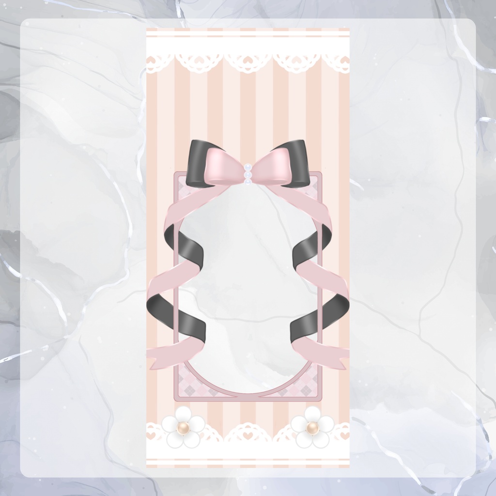 【携帯背景】ピンクリボン