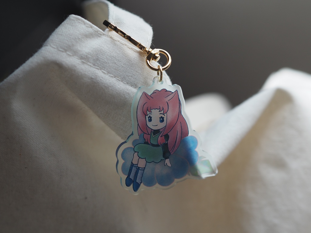 一緒にお出かけしたいアニスのアクリルキーホルダー