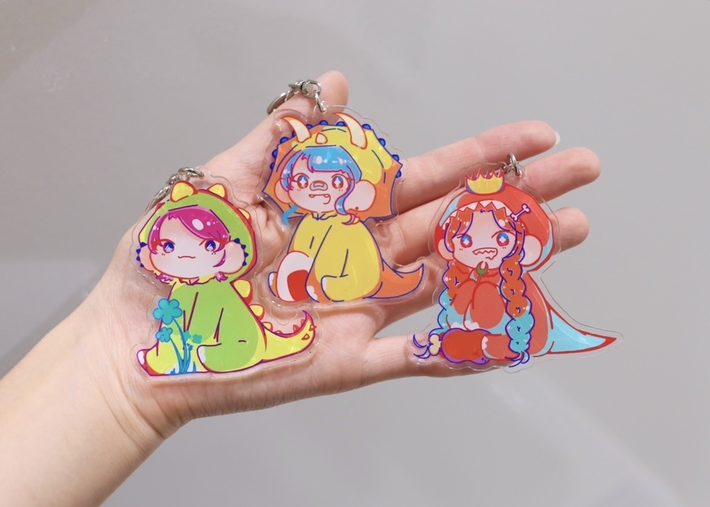 トリケラトプスちゃん アクリルキーホルダー