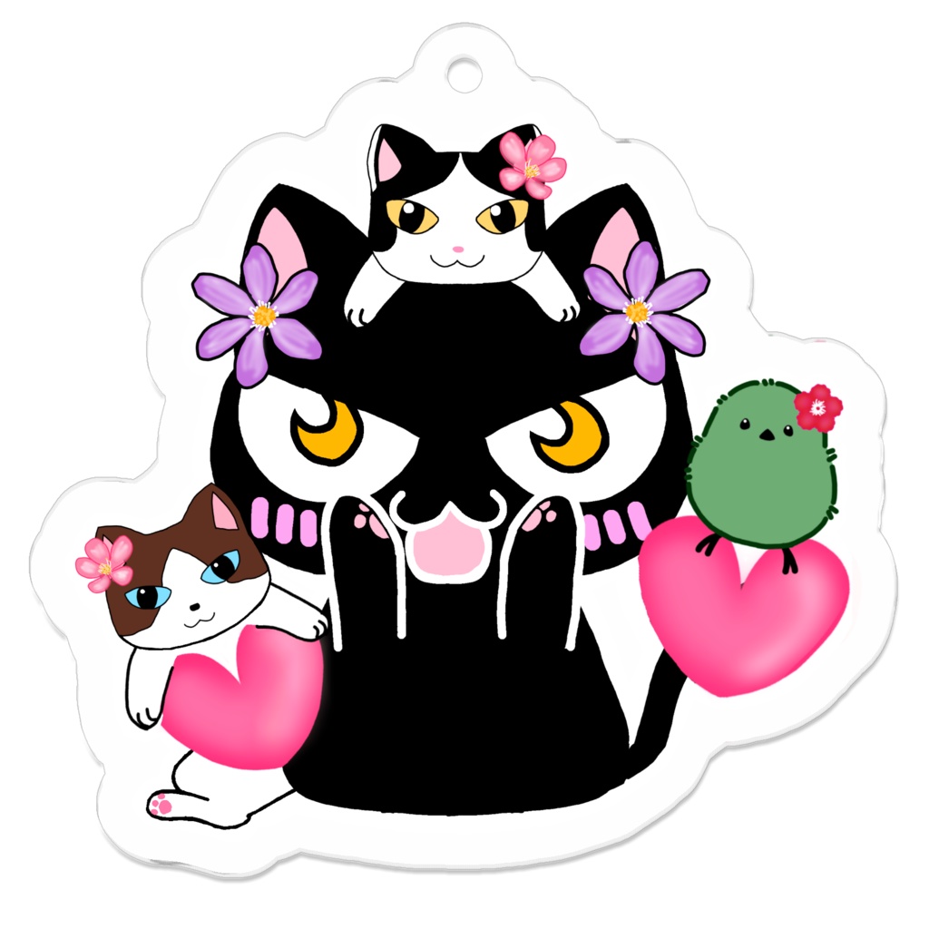 ねこちゃん＋小鳥(小)