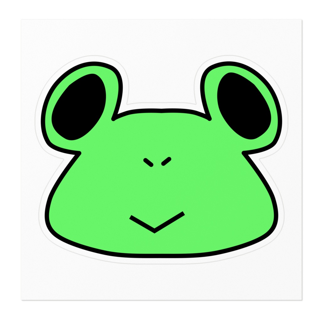 カエルステッカー1