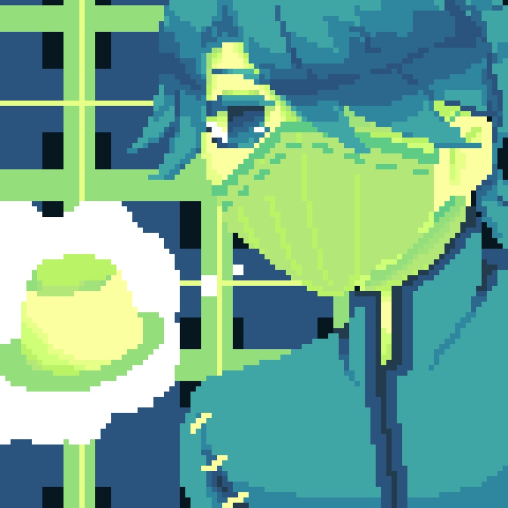 ドット絵缶バッジ かご荘 納棺師 懐中葬儀 Booth