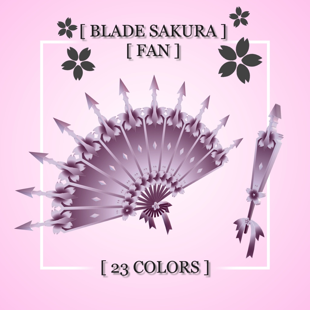 [ PB ] [ VRChat ] BLADE SAKURA FAN