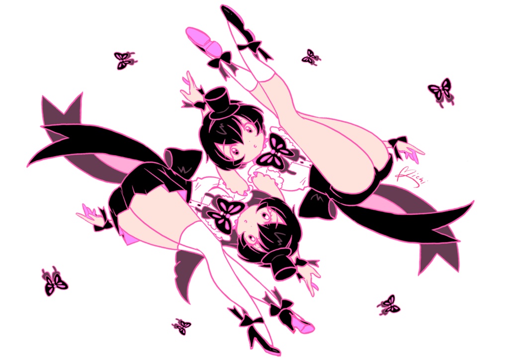 butterfly Tシャツ