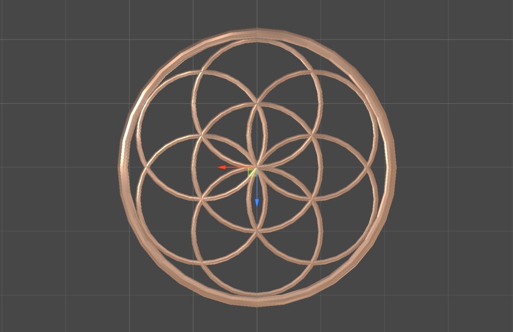 Unity用 - 神聖幾何学シード・オブ・ライフ