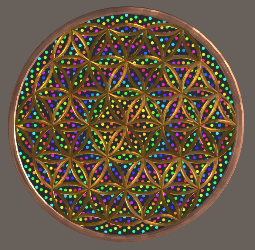 Unity用 - 神聖幾何学フラワー・オブ・ライフ