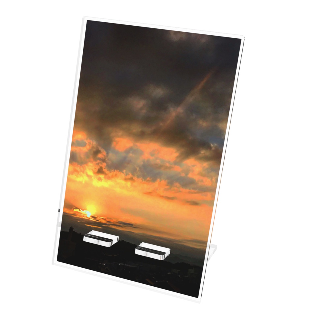 夕日スマホスタンド