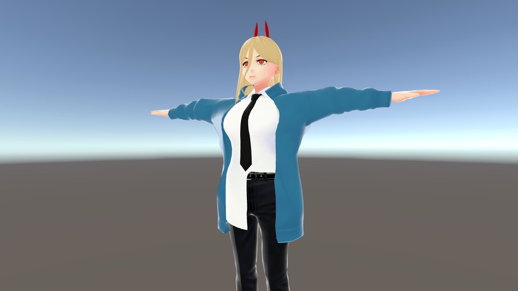 無料】パワーの3Dモデル【チェンソーマン】 - unrinal - BOOTH