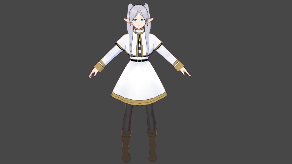 無料】フリーレンの3Dモデル【葬送のフリーレン】 - unrinal - BOOTH