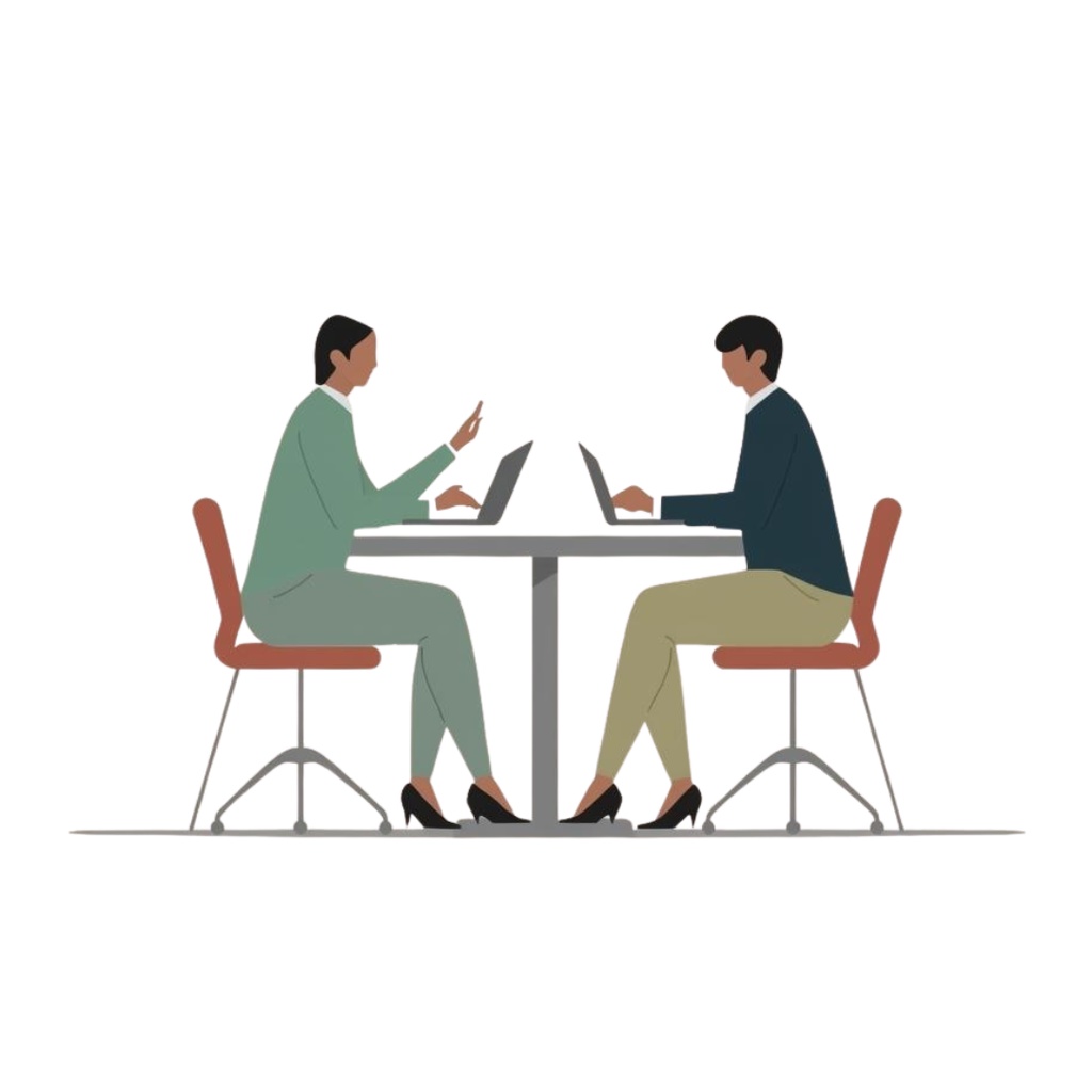 Business Scene Illustration Clipart – 9 PNG Set(ビジネスシーン・イラスト クリップアート 9点セット)