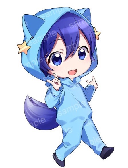 りする　アクリルキーホルダー　(着ぐるみ)