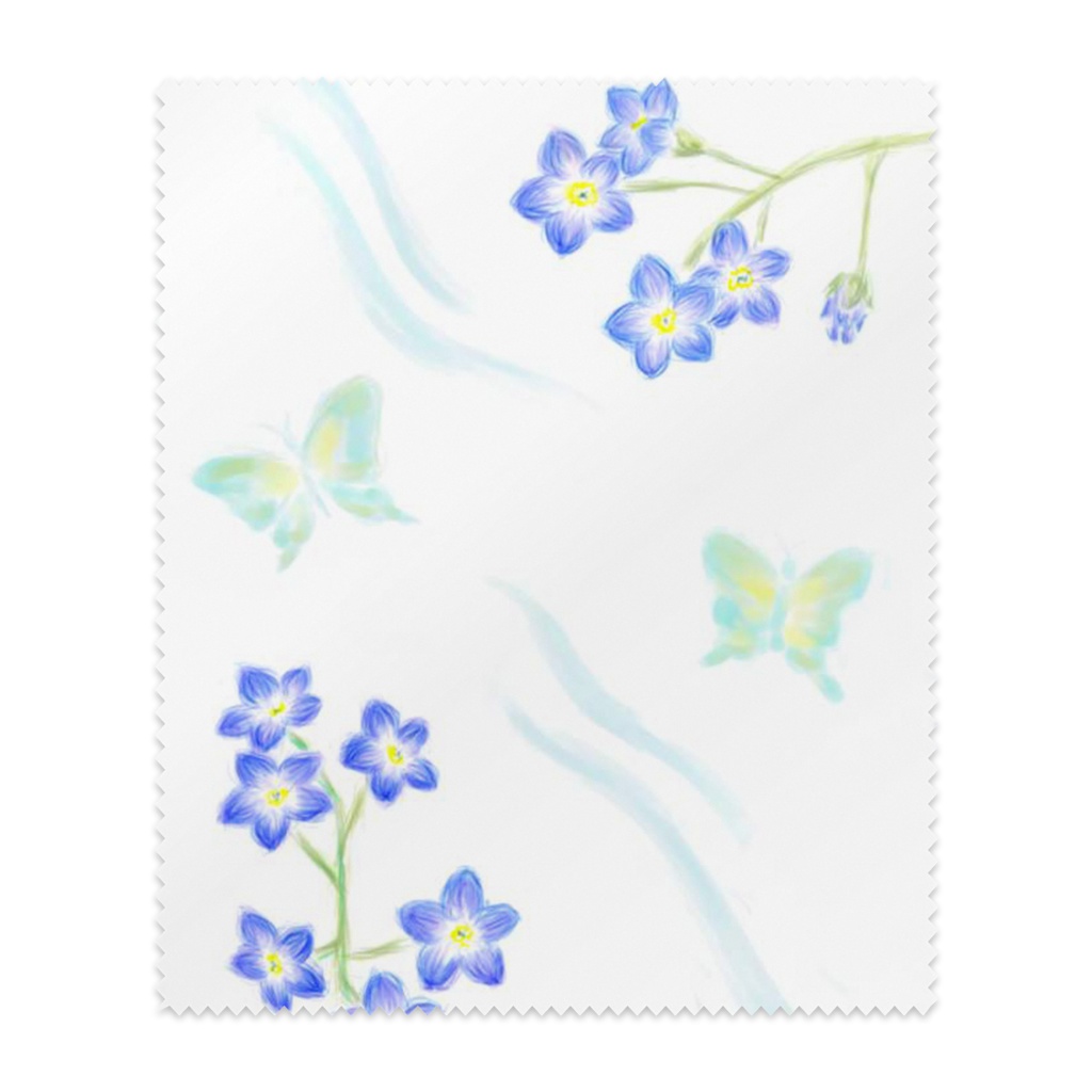 メガネ拭き/勿忘草