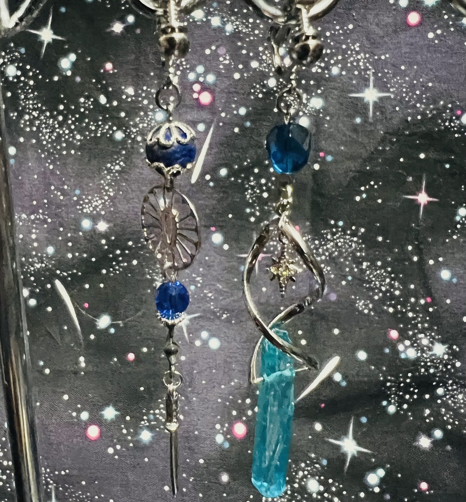 星での侍と剣の決闘、イヤリング