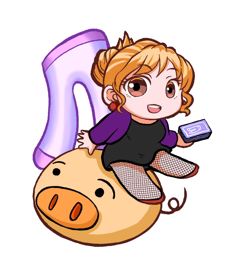 魔法熟女(仮)キーホルダー