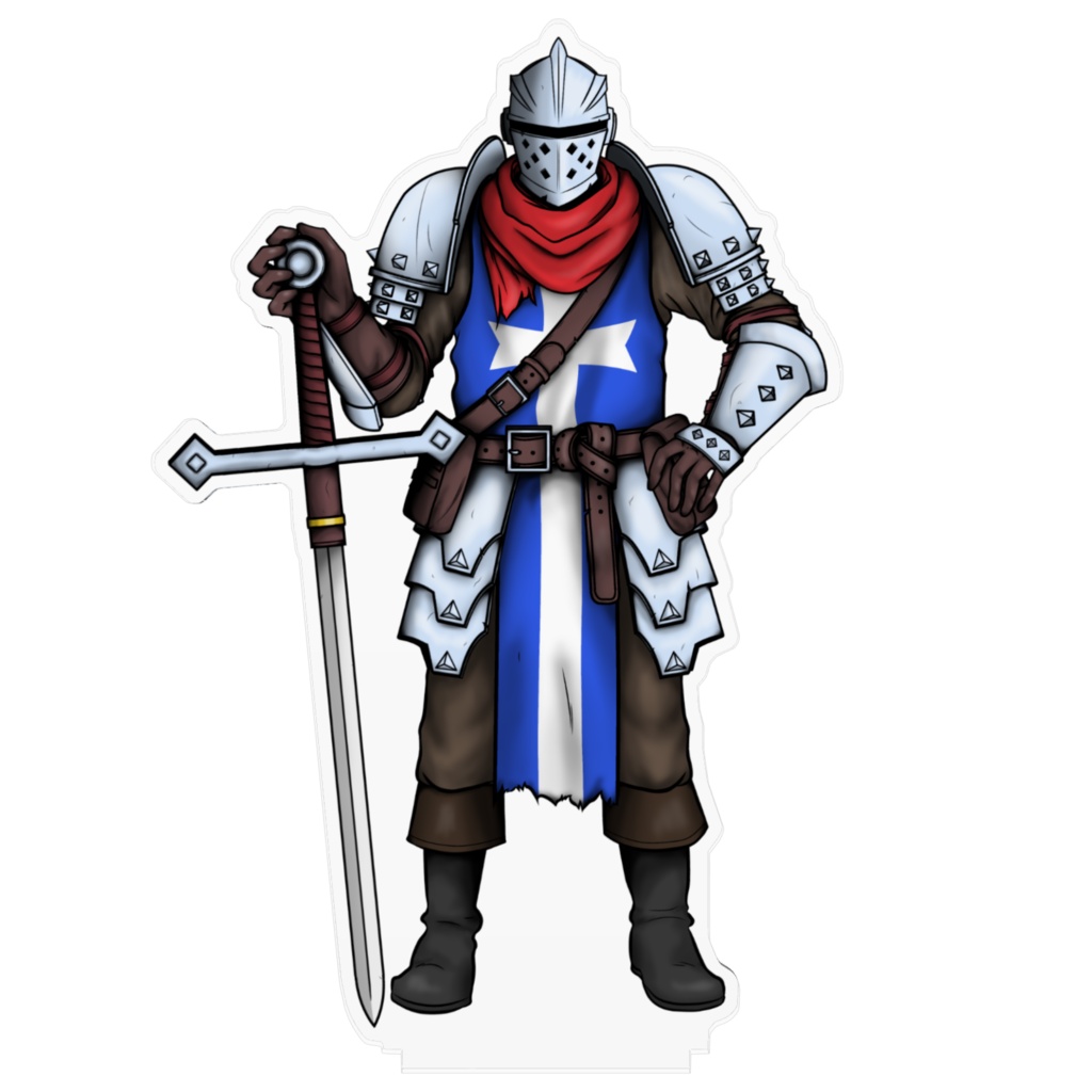クルセイダー アクリルスタンド(Darkest Dungeon)