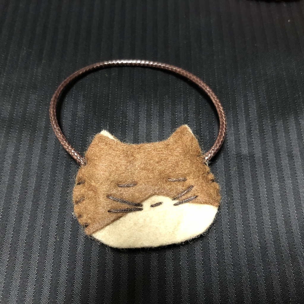 ハンドメイド フェルトアニマルバッグ ねこ オビツ１１ No Noname Booth