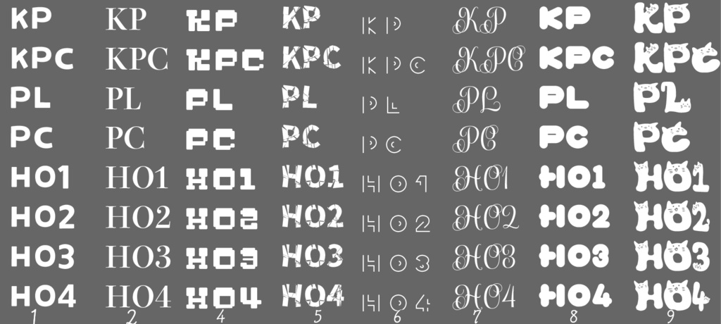 【無料/投げ銭】ココフォリア用文字素材